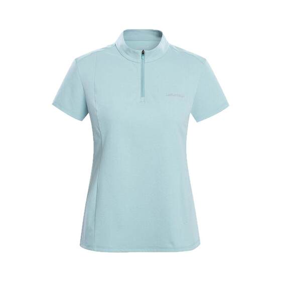 
LAFUMA Lefeiye Outdoor Spring and Summer Moisture-absorbing Quick Dry Stand Collar Short Sleeve T-shirt Men and Women Half Zipper Sports Polo Shirt