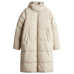 
HM women's cotton coat warm winter ootd outdoor warm loose long cotton jacket jacket 1168456