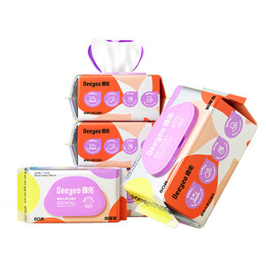 
Deyou baby wet wipes baby wet wipes for infants and young children's hands and mouths special for children newborn baby home official genuine