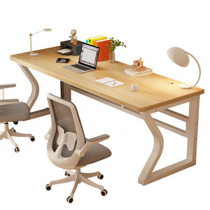 Solid wood computer table desktop home desk study table bedroom table rectangular workbench office desk writing table