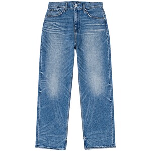 
[Zhang Linghe Endorsement] Lee loose straight five-pocket design Tencel mid-blue men's jeans trendy A08786