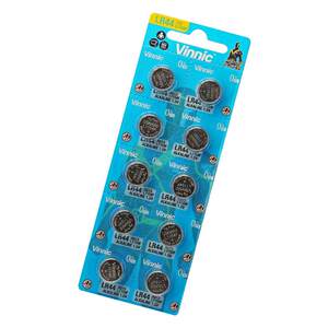 
10 capsules L1154F vinnic button battery lr44 ag13 sr44 suitable for Miguang Marumi Little Red Pen Eye Cream Kamen Rider Belt Gyro Toy Shiwang Dial Electronics