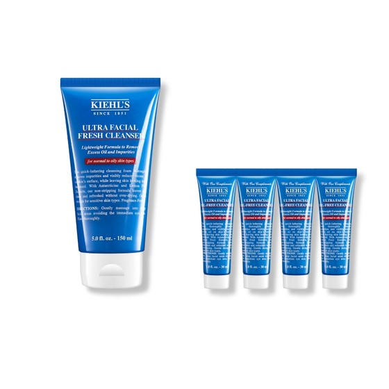 
[Official Flag] Kiehl's Highly Moisturizing Refreshing Foaming Cleanser Facial Cleanser Men's Oil Control Genuine ^ Baibu