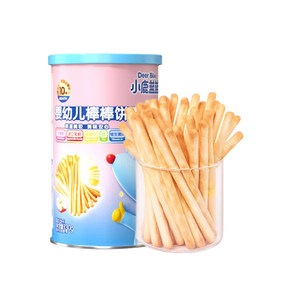 
Deer Blue Baby Child Stick Cookies for Baby Snacks and Exercise Baby Grab and Bite Cookies
