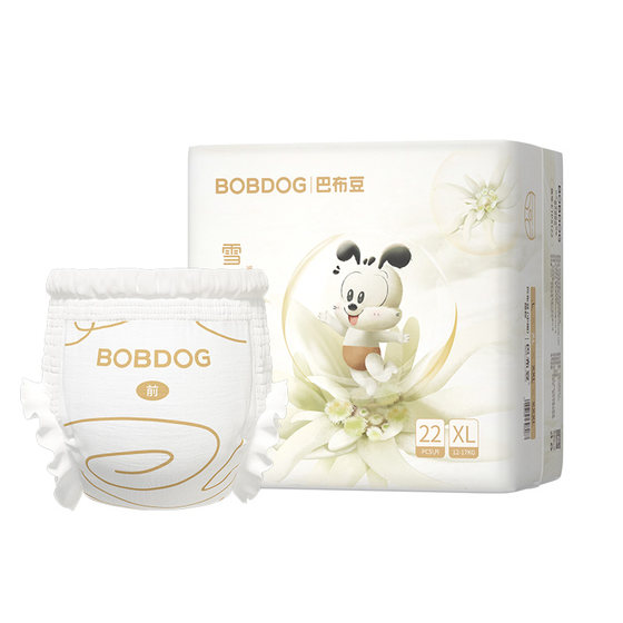 
[Quick-drying and not stuffy] Babu Dou Snow Aurora Diapers are soft and non-reverse osmotic baby pull-up diapers