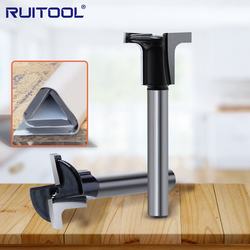 Carbon Crystal Plate Arc Bending Knife, Carbide T-Type Semi-Circular Flat Bottom Two-In-One Slotting and Trimming Machine Special Tool