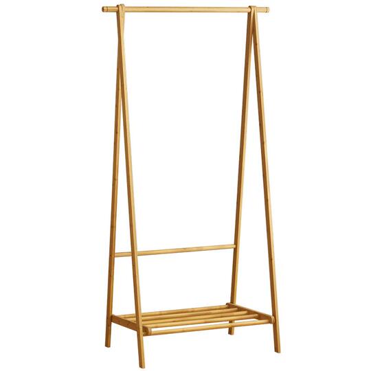 Japanese Cloth Rack Kadenya Bamboo Folding Clothes Rack - Japanese Style Bedroom Organizer