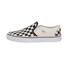 
VANS New Black and White Checkerboard Women's Summer Breathable One-Pin Canvas Shoes VN000VOSAPK