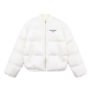 FDR China-Chic small flag printed cotton padded jacket for men and women in autumn and winter thickened couple jacket bread jacket jacket