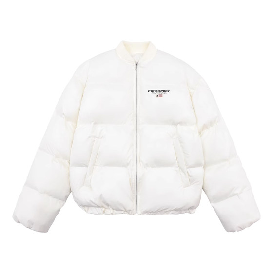 FDR China-Chic small flag printed cotton padded jacket for men and women in autumn and winter thickened couple jacket bread jacket jacket