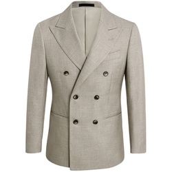 Cultum Earth-toned Double-breasted Lapel Suit Suit For Men, Business Casual Suit