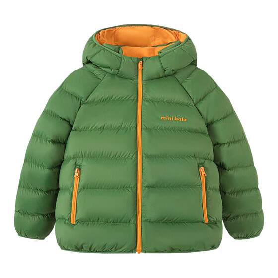 
Mini Balabala men and women children's detachable hat down jacket thickened jacket autumn and winter 2025 new product plush trousers