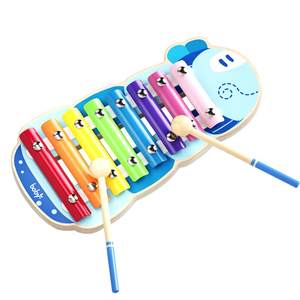 
Boby infant children percussion instrument xylophone eight-tone hand-knife toys toys children's educational baby 1-2 years old