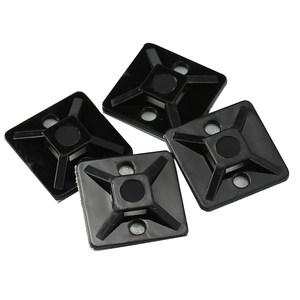
Fixed seat with glue, adjustable self-adhesive 3M nylon cable tie HS saddle suction cup positioning piece wire network cable manager