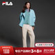 FILA Emerald斐乐女士女装外套2024春季休闲时尚宽松立领上衣