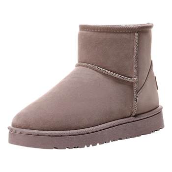Pull back snow boots for women 2025 new popular cotton shoes