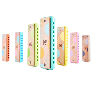 [Self-operated] German Hape children playing harmonica toddler music beginners harmonica wooden instrument toys