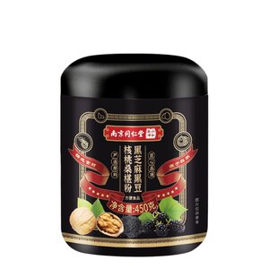 Nanjing Tong Ren Tang Walnut Black Bean Sesame Five Black Powder Whole Grains Dietary Nutritional Supplement Meal Replacement Lazy Breakfast