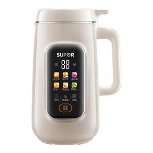 
Supor soy milk machine 1-4 people for household small, non-cooking multi-functional wall-breaking cooking machine intelligent screen display rice paste machine