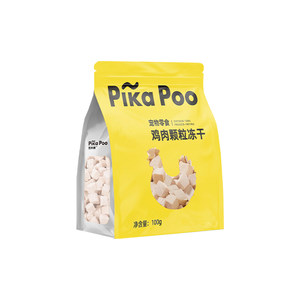 
Pikapu freeze-dried chicken pellets original cut chicken breast pet cat snacks dog nutrition strip cat food blood-replenishing snacks