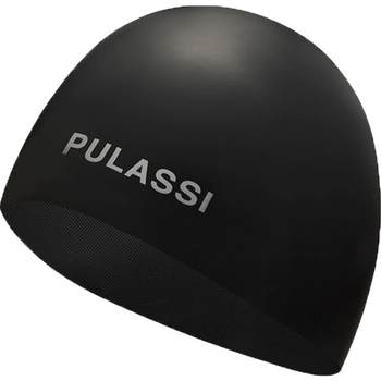 pulassi swimming cap women's waterproof silicone non-stretching cap