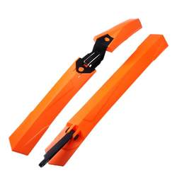 Western rider bicycle fenders front and rear rain shields