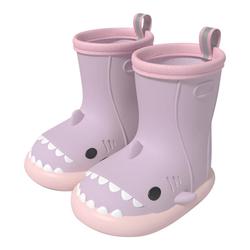 Shark Adult Rain Boots Women's Summer Outer Wear Thick Bottom Non-slip Rain Boots Middle-aged And Young Children Adult Cute Waterproof Rubber Shoes