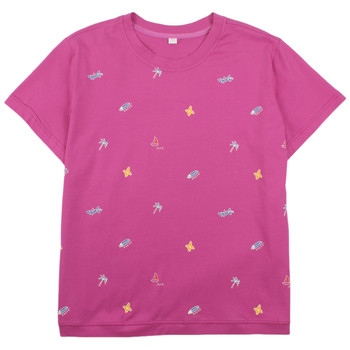 
Middle-aged mother girl summer new large size hot selling cotton short sleeves