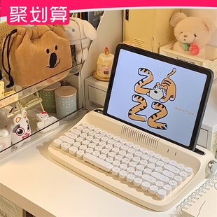 Квартира клавиатура bluetooth actto применимый яблоко сяоми huawei ipad внешний air защитный кожух iPadPro стиль 9 мобильный телефон компьютер 6 мышь пакет 5 ретро mini беспроводной 11 офис 2024
