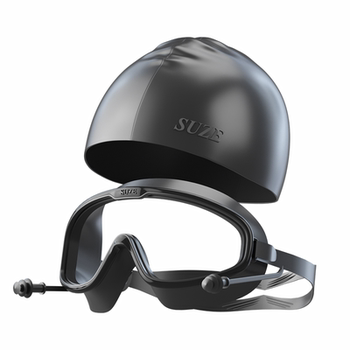 Large-frame anti-fog swimming goggles can be equipped with myopia high-definition waterproof