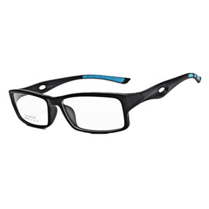 Optical sports glasses frame playing basketball ultra -light TR90 full frame, anti -slip black with myopia men's tide