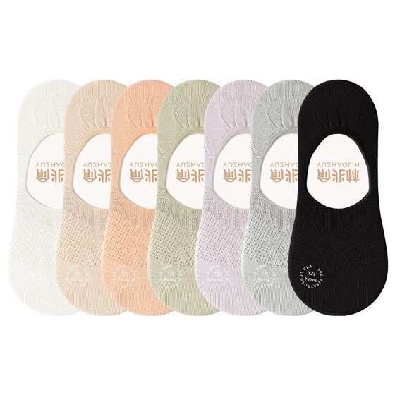 
Socks for women in spring and summer thin mesh socks boneless cotton socks non-slip non-falling boat socks summer shallow mouth invisible socks