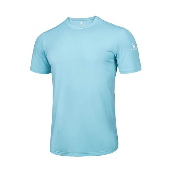 Calmei sports T -shirt men and women breathable speed dry football running training clothes short -sleeved round neck children ice feel top
