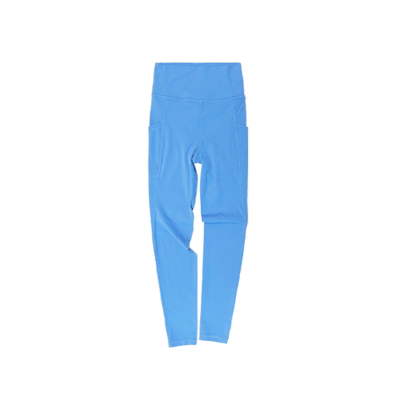 claragirls girls tennis training pants with pockets 26 spring children's Lycra yoga pants running leggings