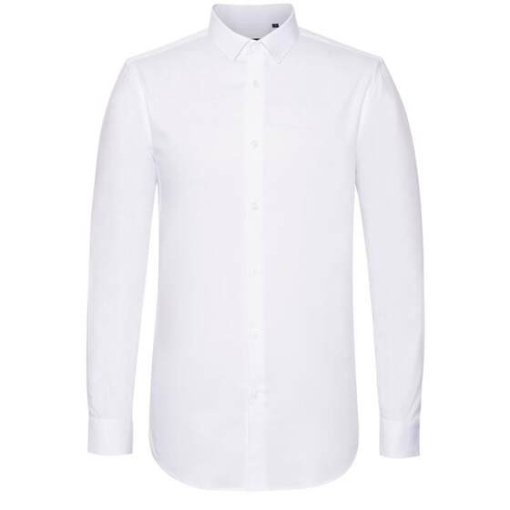 
[No ironing 2.0] SATCHI men's long-sleeved shirt spring new business wedding white shirt