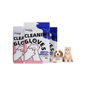 Japanese pet free gloves cat dog wet wipes for bathing dry cleaning tools antibacterial deodorization cleaning products