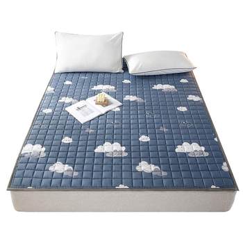 Four-season washable non-slip mattress soft mattress household tatami protective mat thin bed mattress single and double floor mat quilt