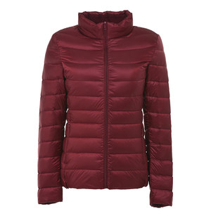 Middle -aged Light thin down jacket Female short -standing fat mother pretend to add fertilizer and increase size 200*0.5kg Old man jacket
