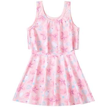 Yuke girls' body dress children's sun protection swimsuit

