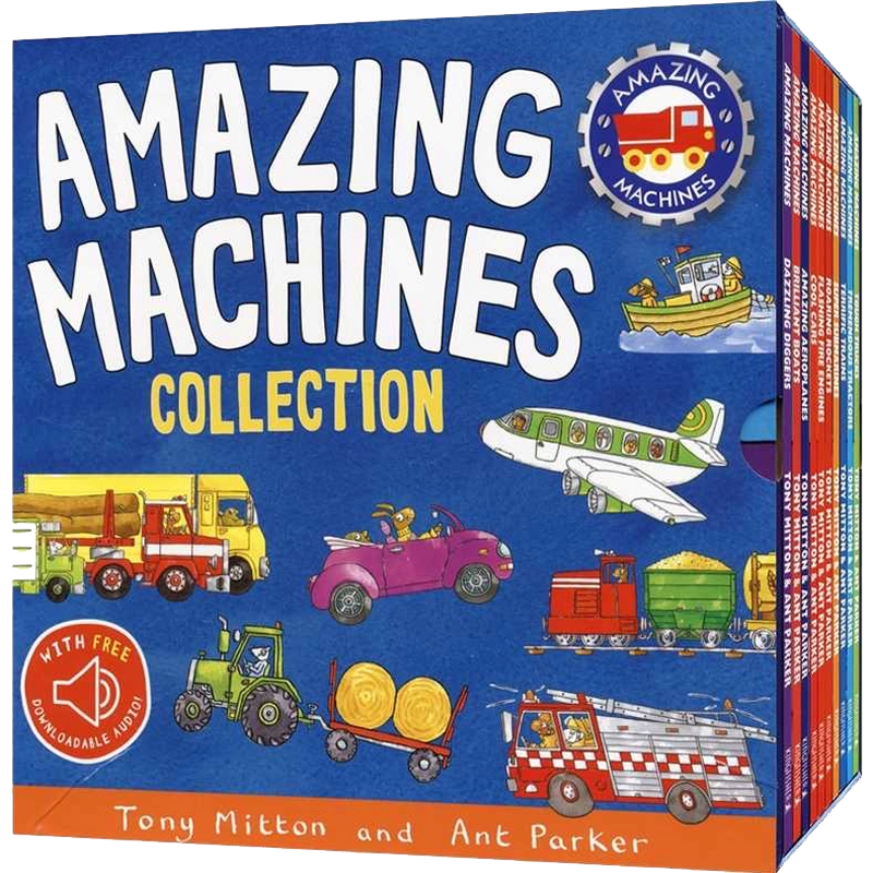 【当店限定販売】 Amazing Machines Collection 神奇的机器10册套装赠音频英语绘本 絵本・児童書