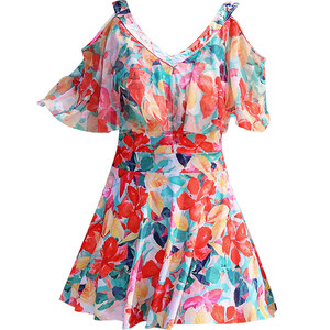 Yifu swimsuit women's 2025 new large size fat mm slightly fat girl covers the flesh and makes her look slim and women's swimsuit
