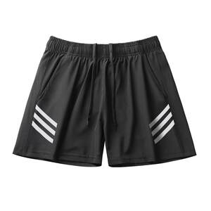 Running sports shorts men's fast dry ice silk marathon summer thin fitness track and field training three -point pants new
