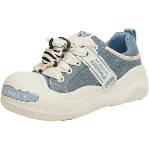 
Tianmeiyi Paozi thick-soled big-toe shoes ugly cute shoes sports shoes women's breathable small white canvas shoes semi-slippers
