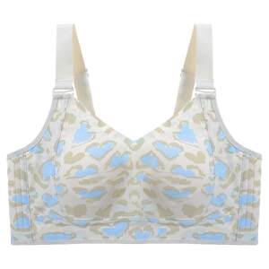 秘画纸片杯无痕内衣大胸显小女薄款夏无钢圈上托防下垂显胸小文胸