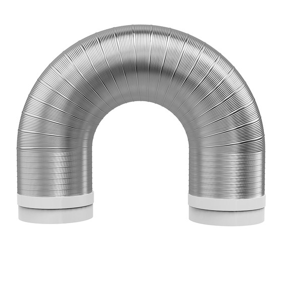 Kitchen range hood exhaust pipes Soft accessory thickened pure aluminum exhaust pipe telescopic exhaust pipe 150180 universal