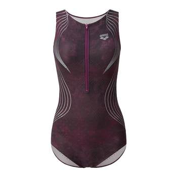 
arena Arena Youlan series fitness slimming one-piece sleeveless triangle swimsuit women's hot spring swimsuit