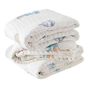 
Manxi baby gauze bath towel newborn super soft cotton children's bath special absorbent towel supplies class a baby