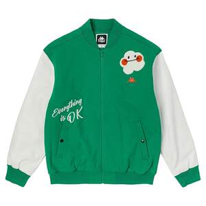 
Kappa Kapa smiley cotton jacket outlets couple men and women spring and autumn baseball jacket cold-proof cotton jacket