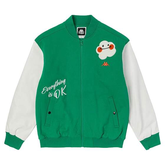 
Kappa Kapa smiley cotton jacket outlets couple men and women spring and autumn baseball jacket cold-proof cotton jacket