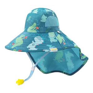 
Parent-child children summer mesh sun hat men and women large brim neck protection beach hat UV sun hat